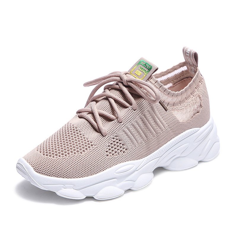 Breathable flying woven women's shoes hollow running shoes 2021 summer new sports shoes women casual shoes